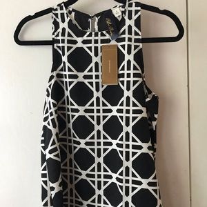 Francesca's sleeveless blouse